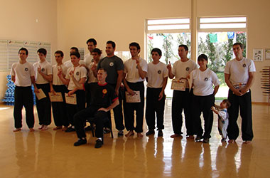 Primeira turma de Wing Tchun em Ribeirão Preto