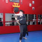 Treino com San Tie Gun no Shaolin do Norte