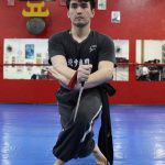 Treino com punhal no Shaolin do Norte