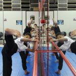 Treino de chutes infantil no Shaolin do Norte